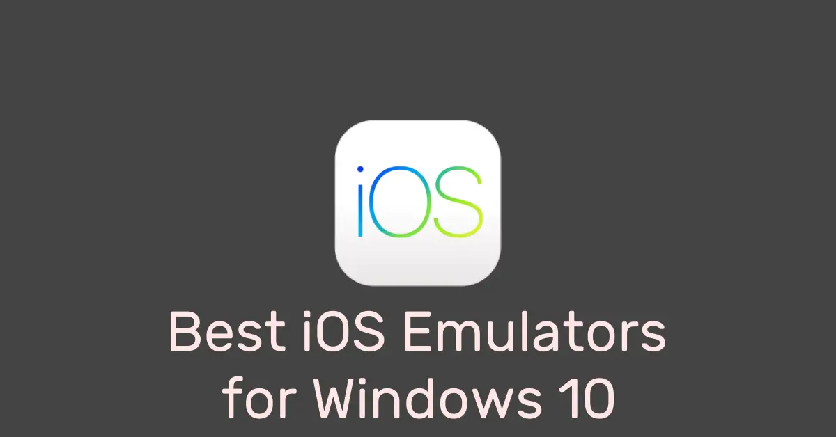 ios app emulator for windows 10